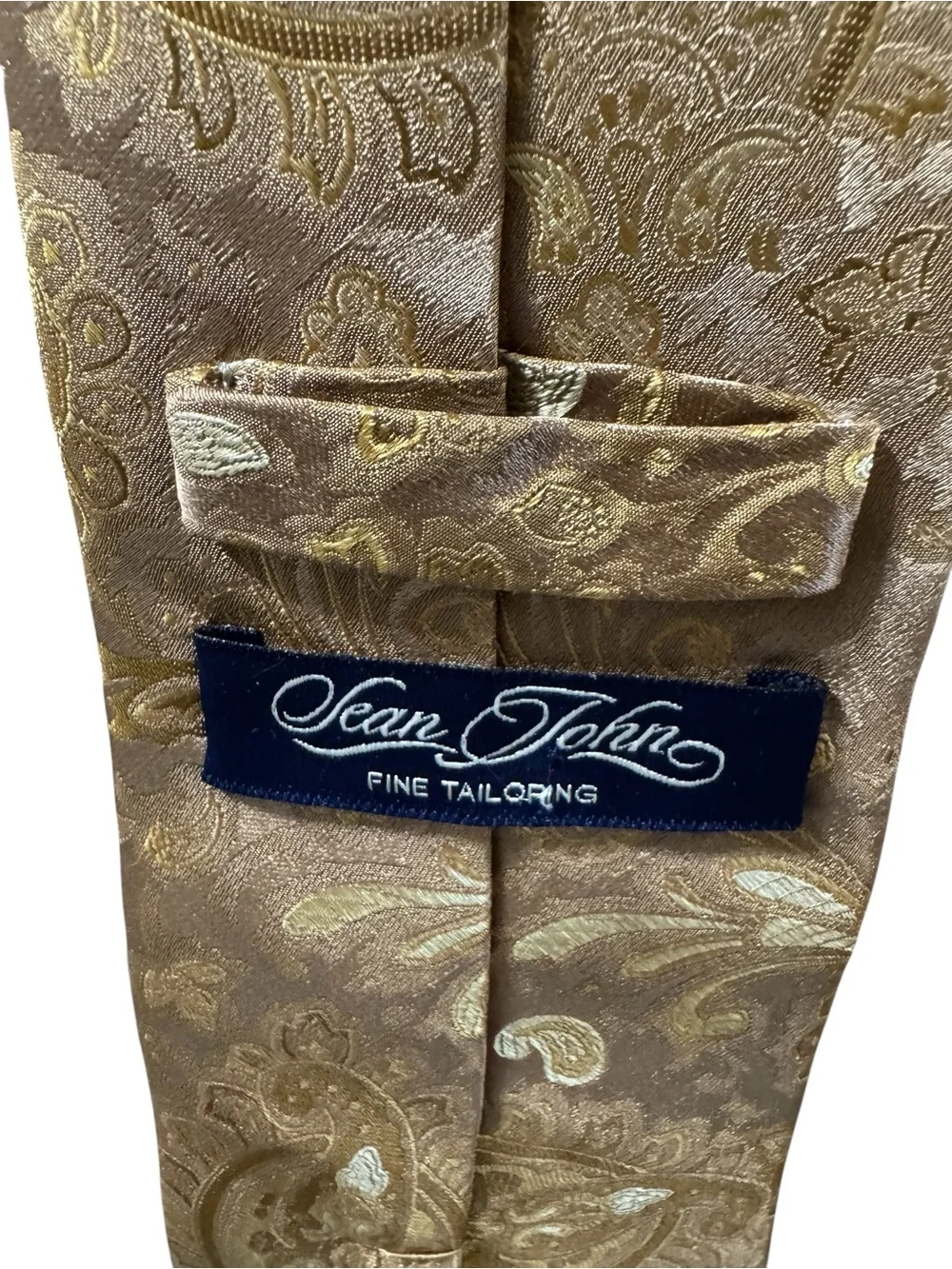 Sean John 100% Silk Paisley‎ Pattern Tie